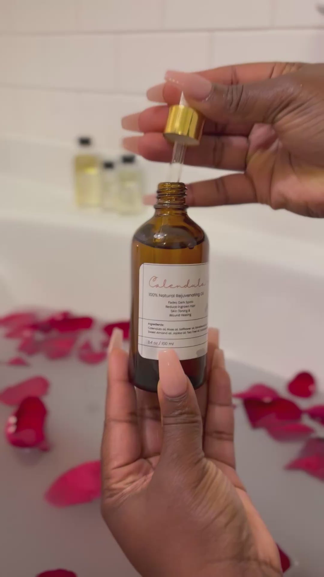 Calendula + Rose All Natural Rejuvenating Oil